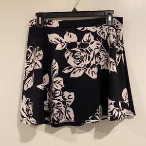 Floral Mini Skirt